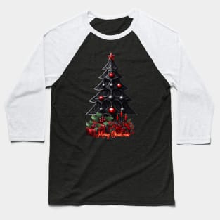 Wonderful gothic christmas tree Baseball T-Shirt